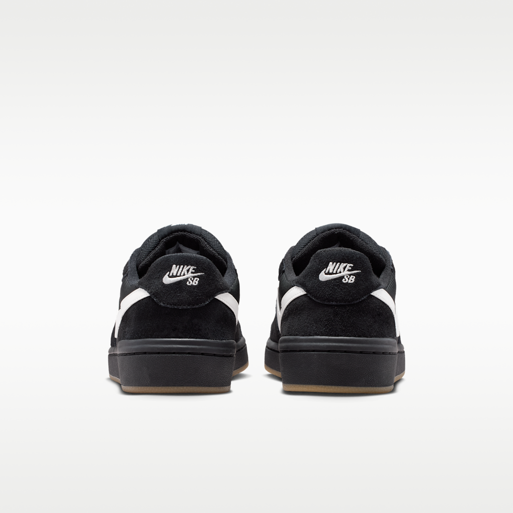 Women's Nike SB Code 58 Skate Shoes - Black/Black/Gum Light Brown/Summit White