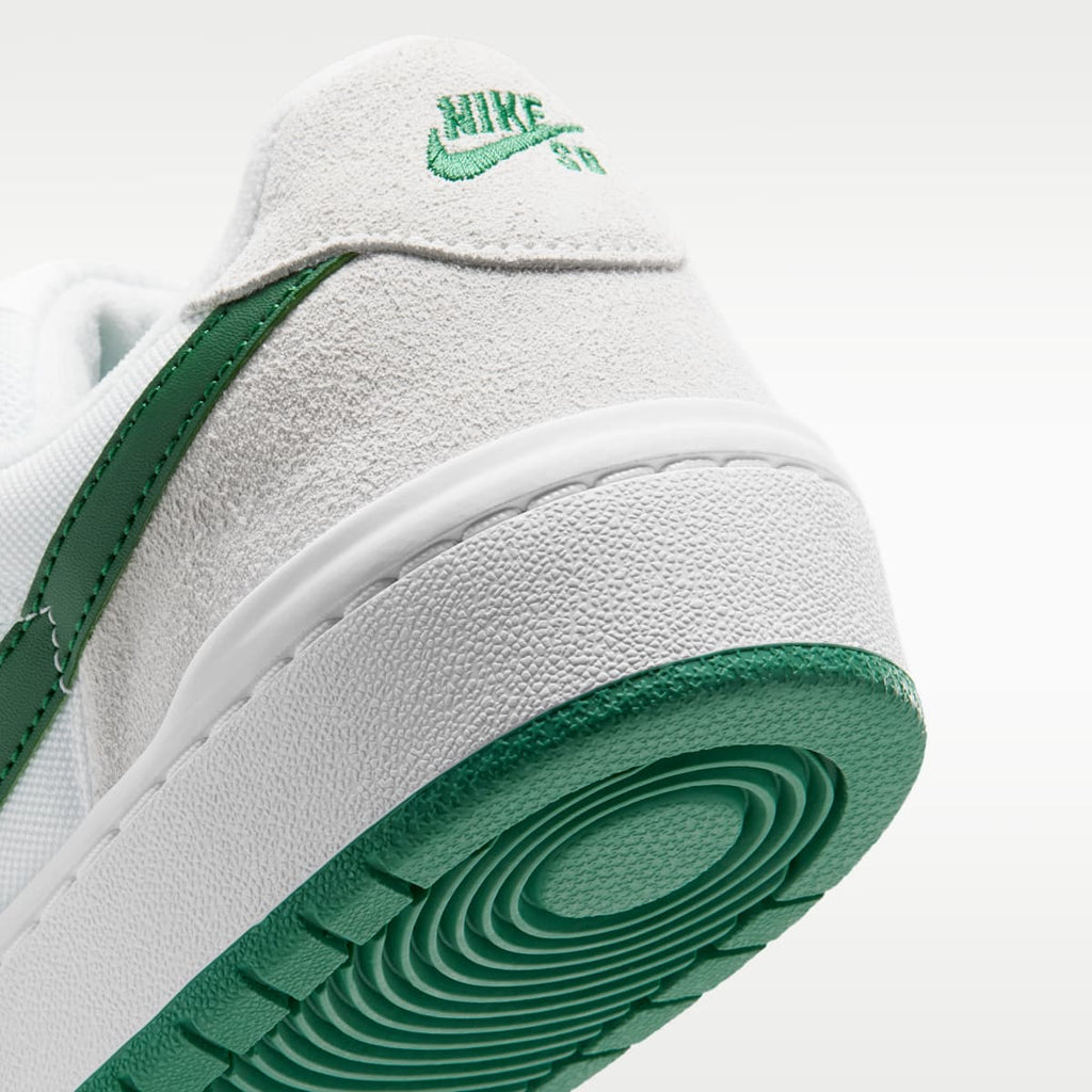 Nike SB Code 58 Skate Shoes - White/Summit White/Pine Green/Pine Green - Image 8