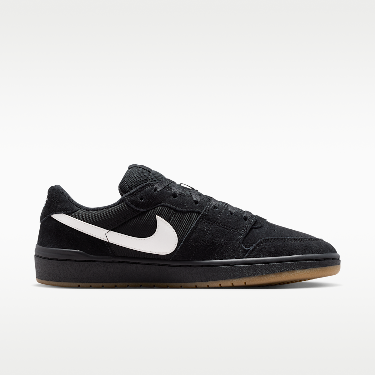 Women's Nike SB Code 58 Skate Shoes - Black/Black/Gum Light Brown/Summit White