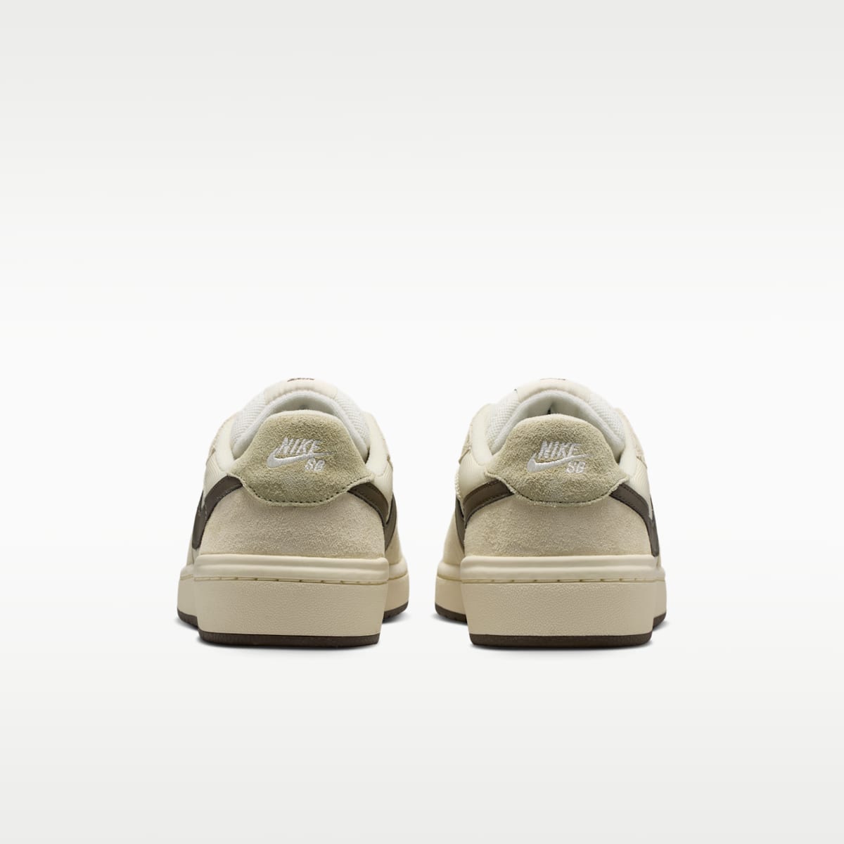 Nike SB Code 58 Skate Shoes - Pale Ivory/Light Khaki/Muslin/Dark Hazel - Image 6