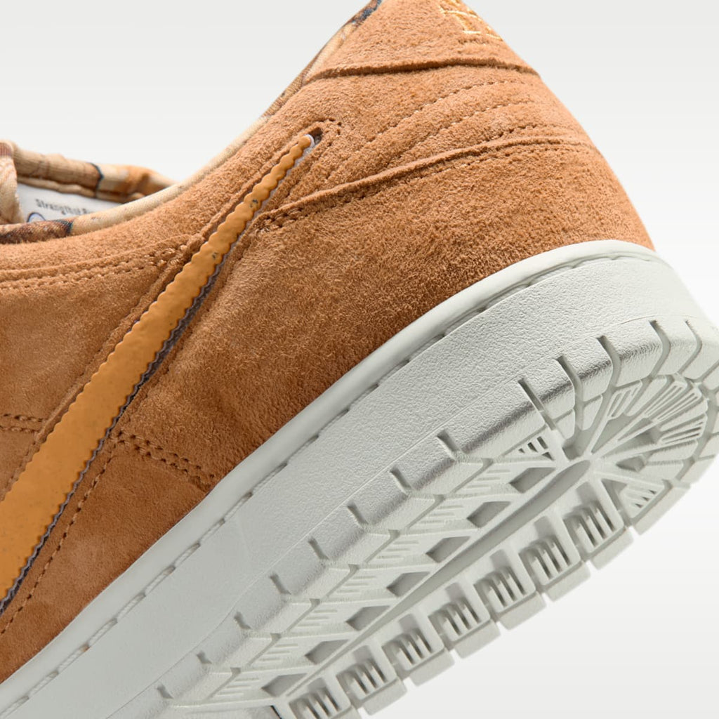 Nike SB Dunk Low Pro Skate Shoes - Flax/Summit White/Sail/Honeycomb - Image 8