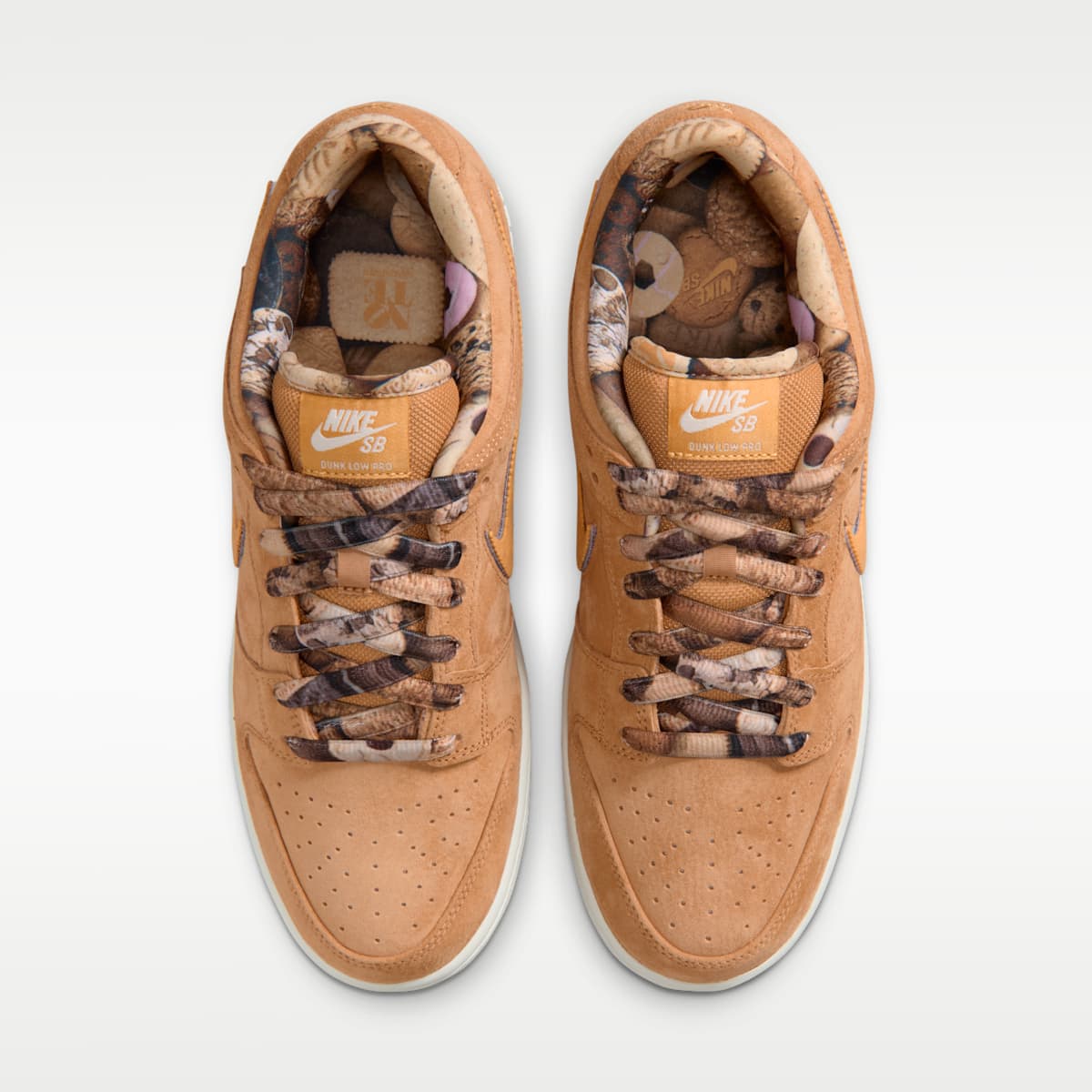 Women's Nike SB Dunk Low Pro Skate Shoes - Flax/Summit White/Sail/Honeycomb
