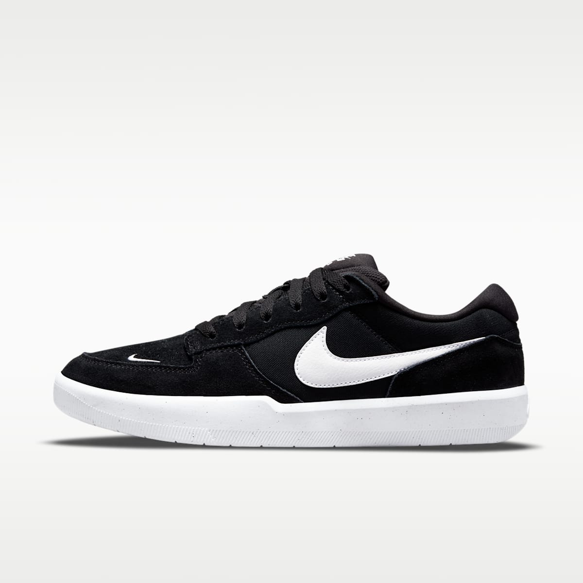 Nike SB Force 58 Skate Shoe - Black/Black/White - Image 1