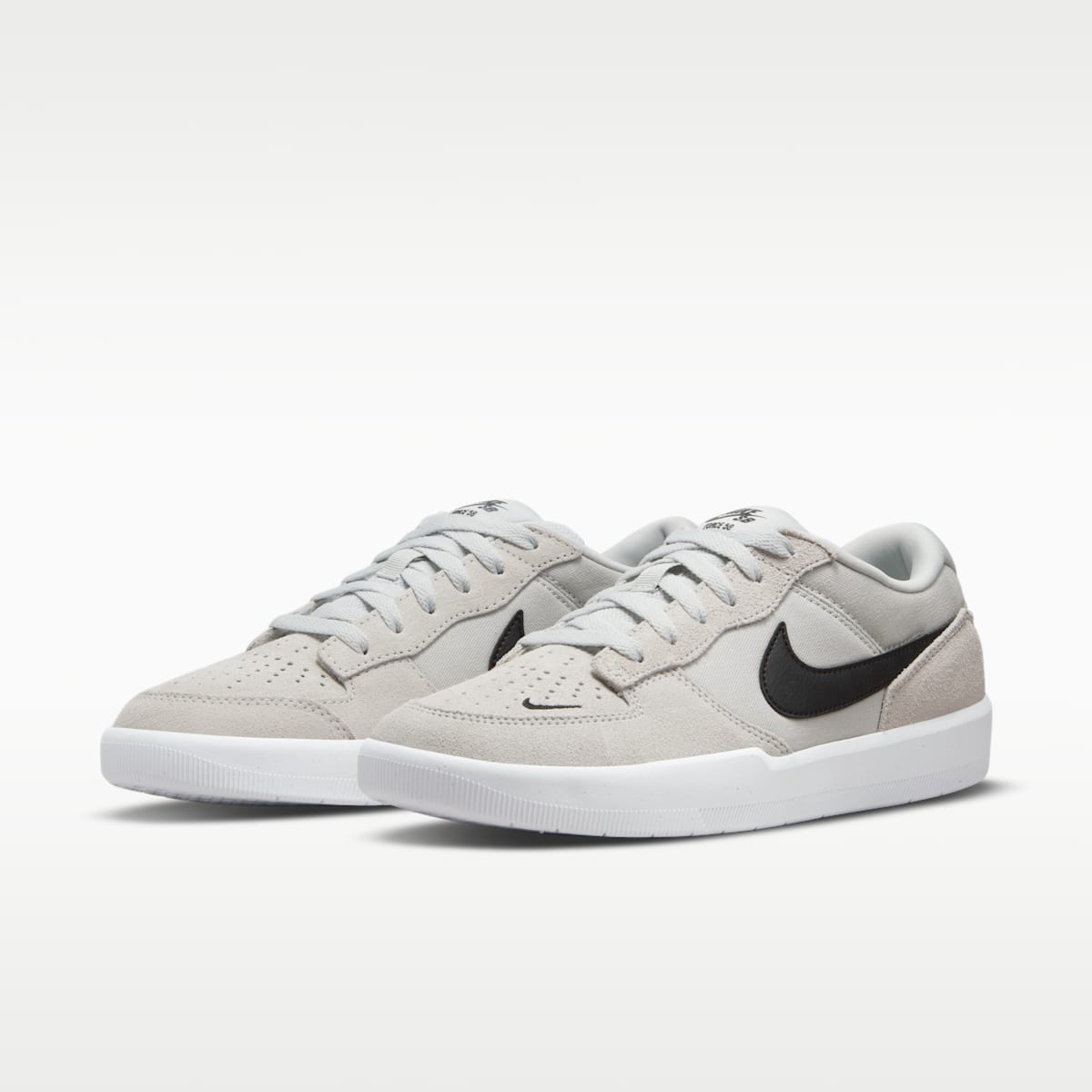 Nike SB Force 58 Skate Shoe - Photon Dust/Photon Dust/White/Black - Image 5