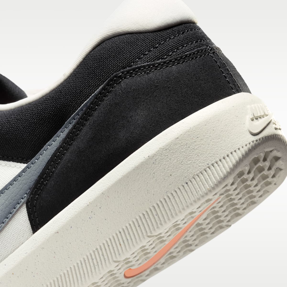 Nike SB Force 58 Skate Shoes - Black/Summit White/Sail/Cool Grey - Image 8