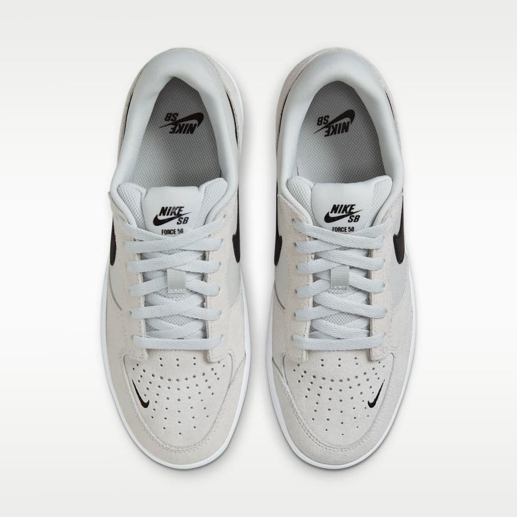 Nike SB Force 58 Skate Shoe - Photon Dust/Photon Dust/White/Black - Image 4