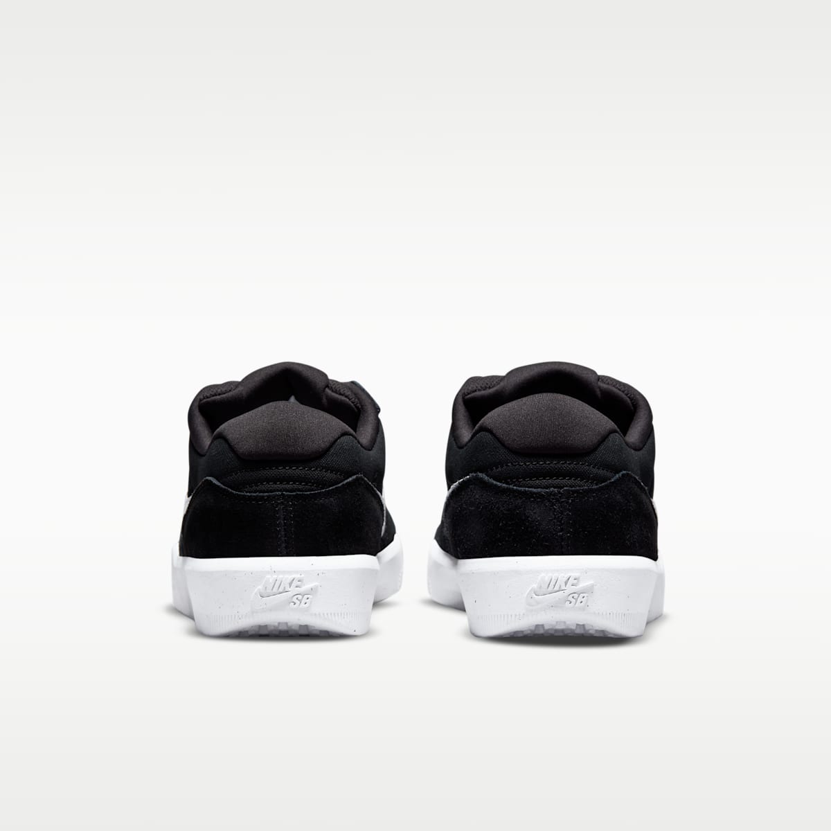 Nike SB Force 58 Skate Shoe - Black/Black/White - Image 6