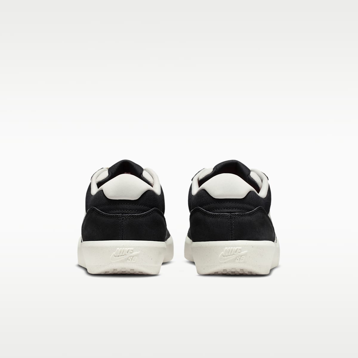 Women's Nike SB Force 58 Skate Shoes - Black/Summit White/Sail/Cool Grey