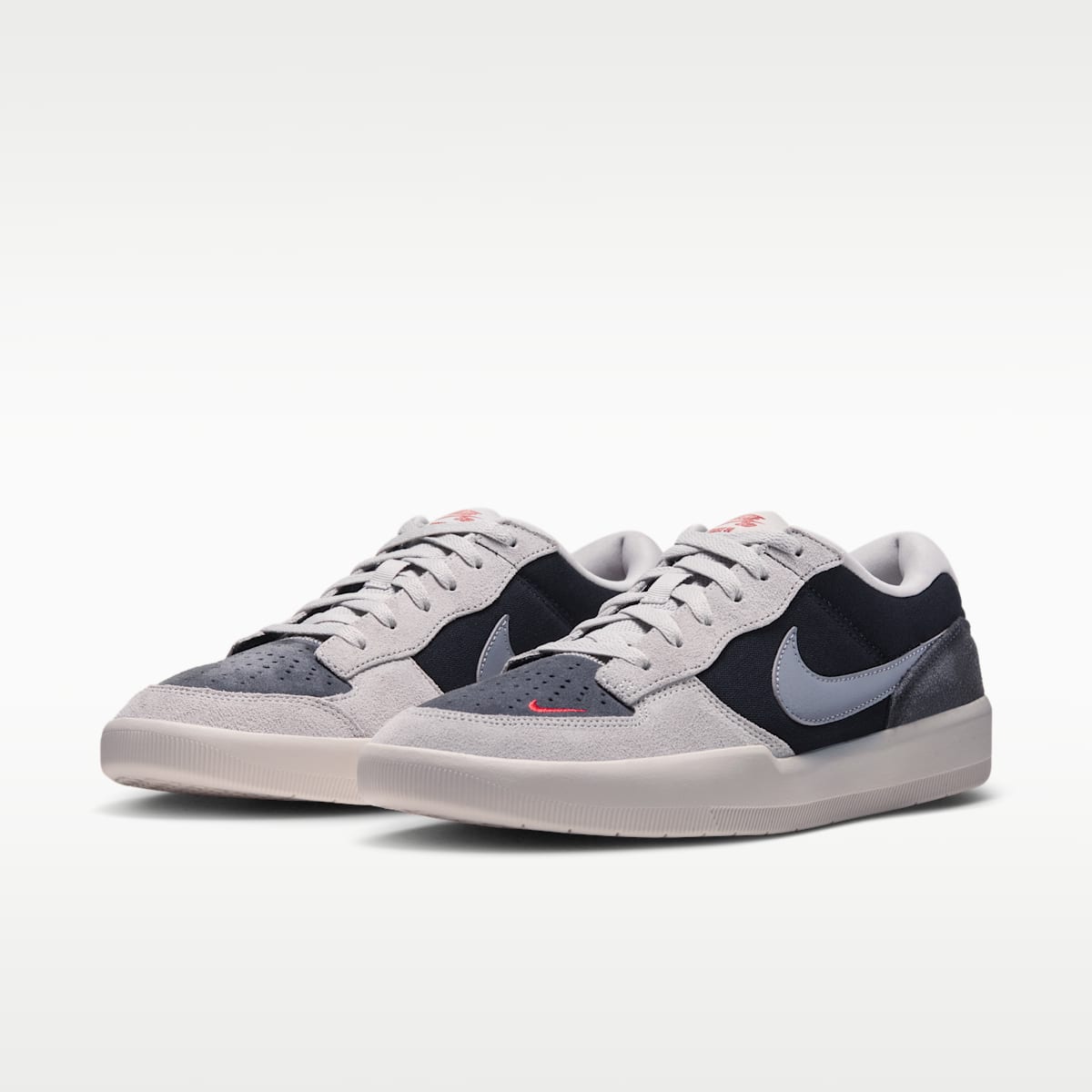 Nike SB Force 58 Skate Shoes - Black/Light Iron Ore/Anthracite/Smoke Grey - Image 5