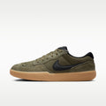 Women's Nike SB Force 58 Skate Shoes - Medium Olive/Medium Olive/Gum Light Brown/Black