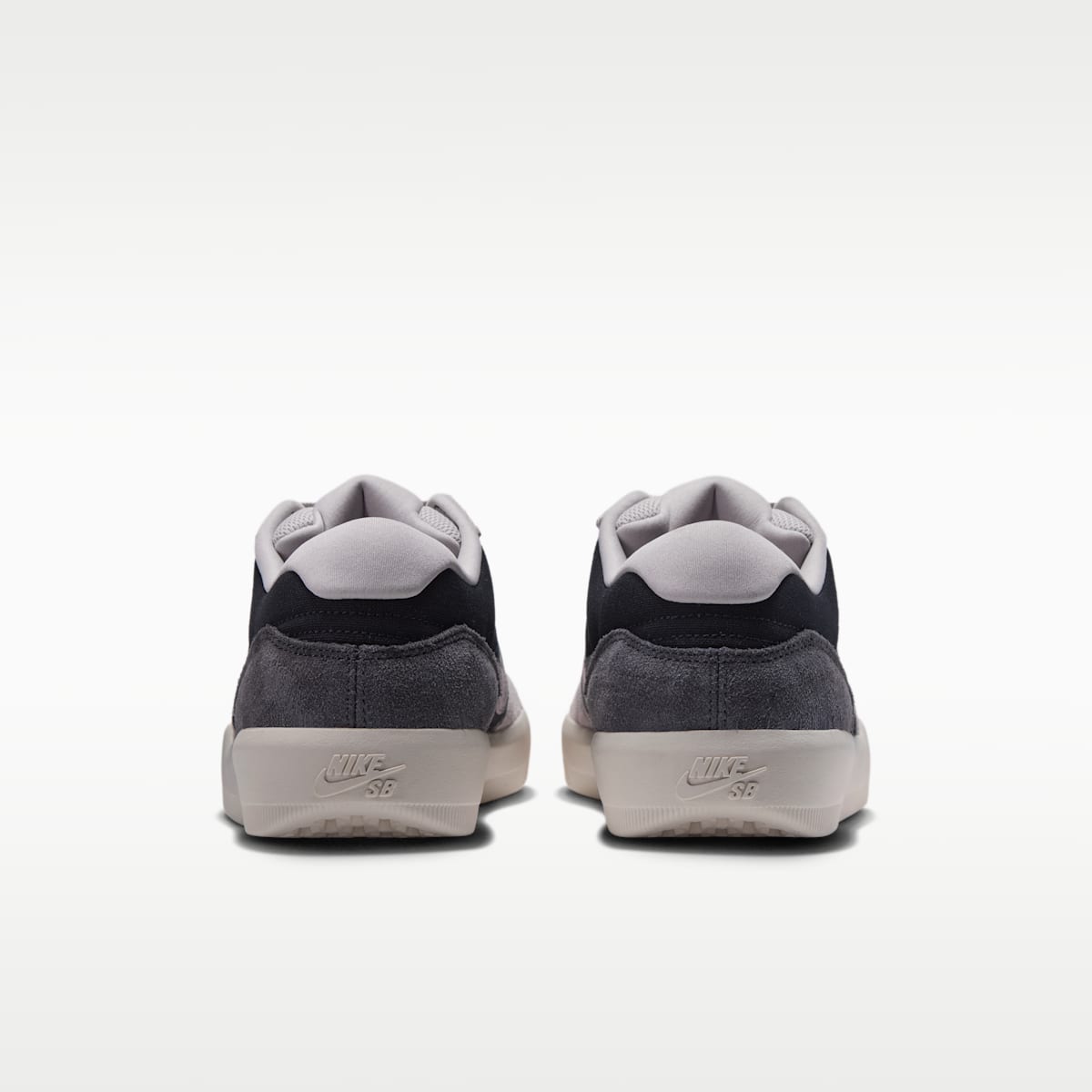 Nike SB Force 58 Skate Shoes - Black/Light Iron Ore/Anthracite/Smoke Grey - Image 6