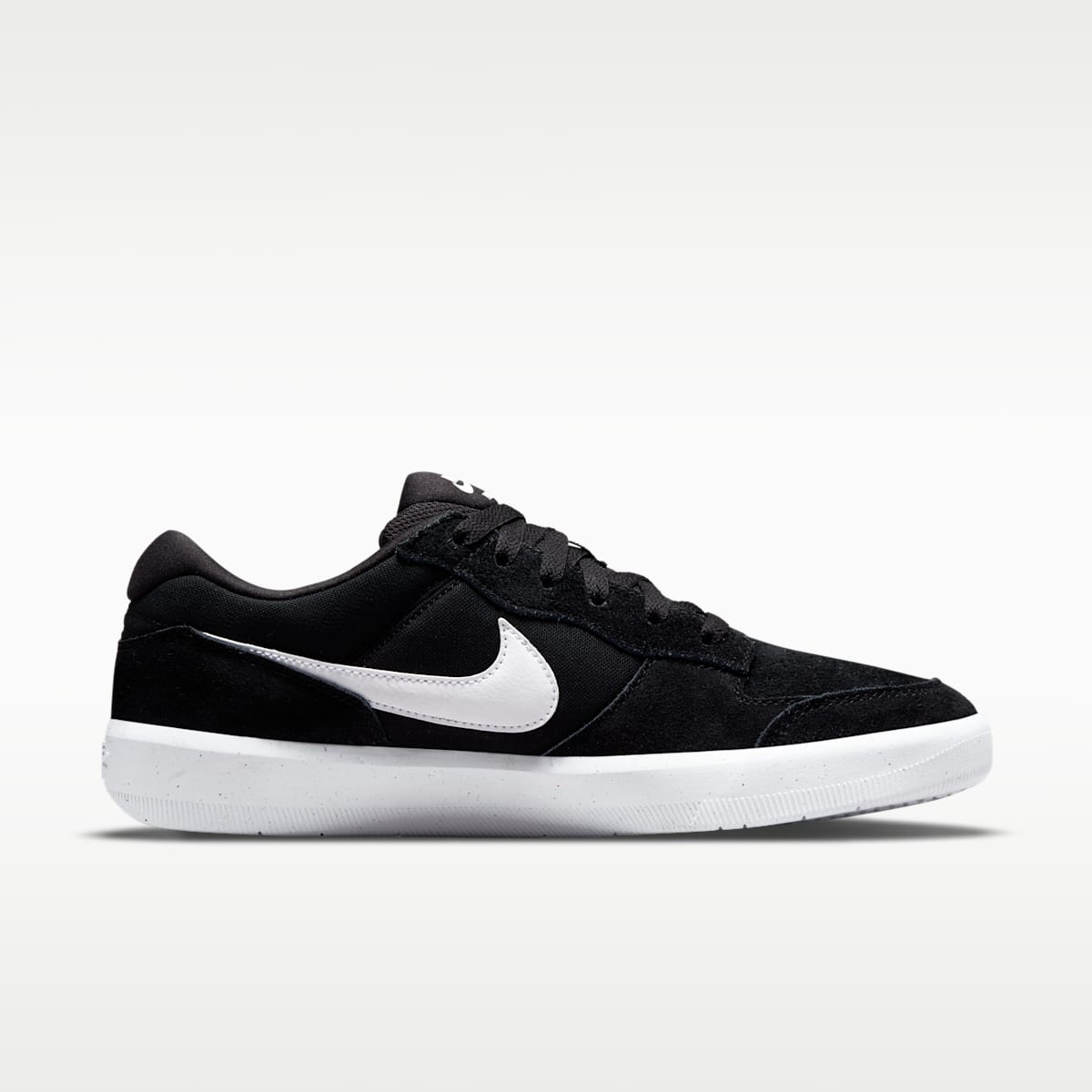 Women's Nike SB Force 58 Skate Shoe - Black/Black/White