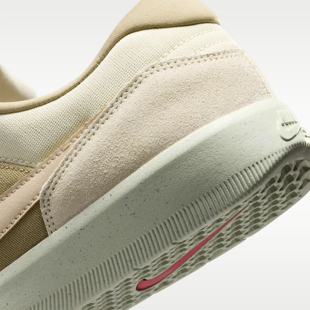 Women's Nike SB Force 58 Skate Shoes - Coconut Milk/Neutral Olive/University Red/Linen