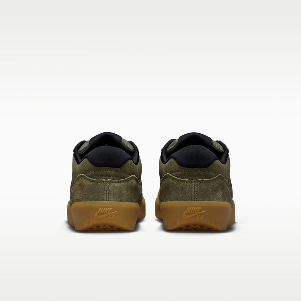 Women's Nike SB Force 58 Skate Shoes - Medium Olive/Medium Olive/Gum Light Brown/Black