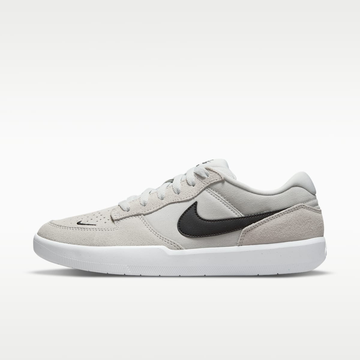 Nike SB Force 58 Skate Shoe - Photon Dust/Photon Dust/White/Black - Image 1