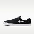Nike SB Janoski+ Slip Skate Shoes - Black/Black/Black/White - Image 1