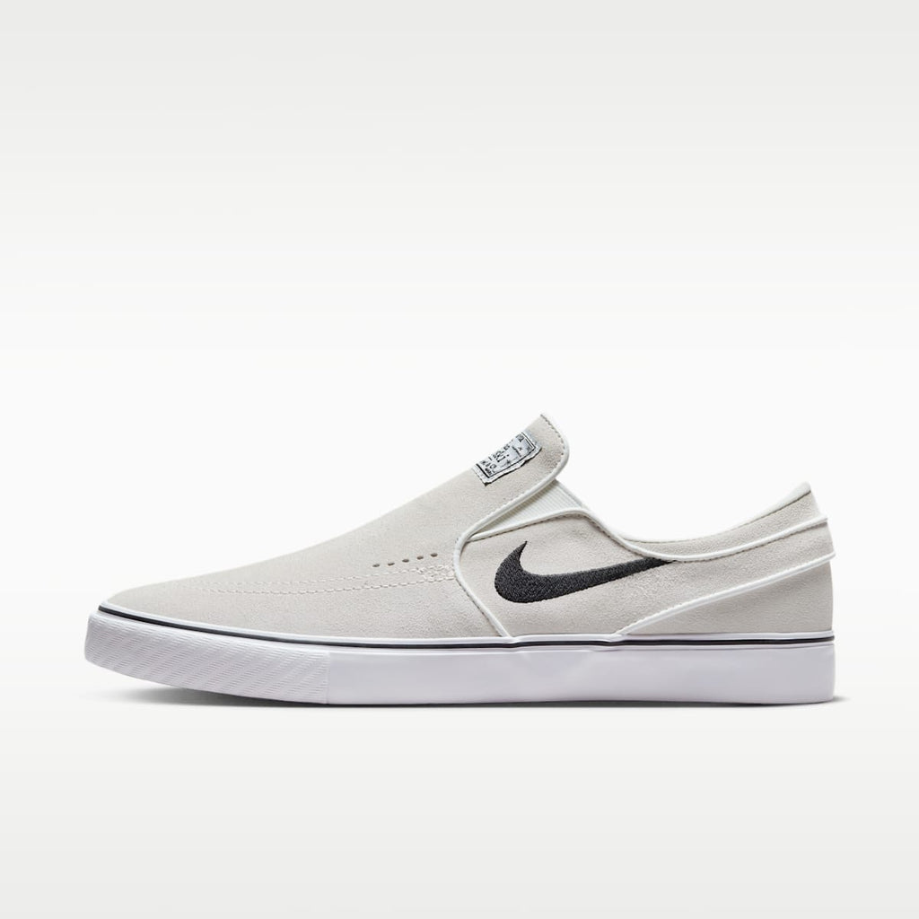Nike SB Janoski+ Slip Skate Shoes - Summit White/Summit White/White/Black - Image 1