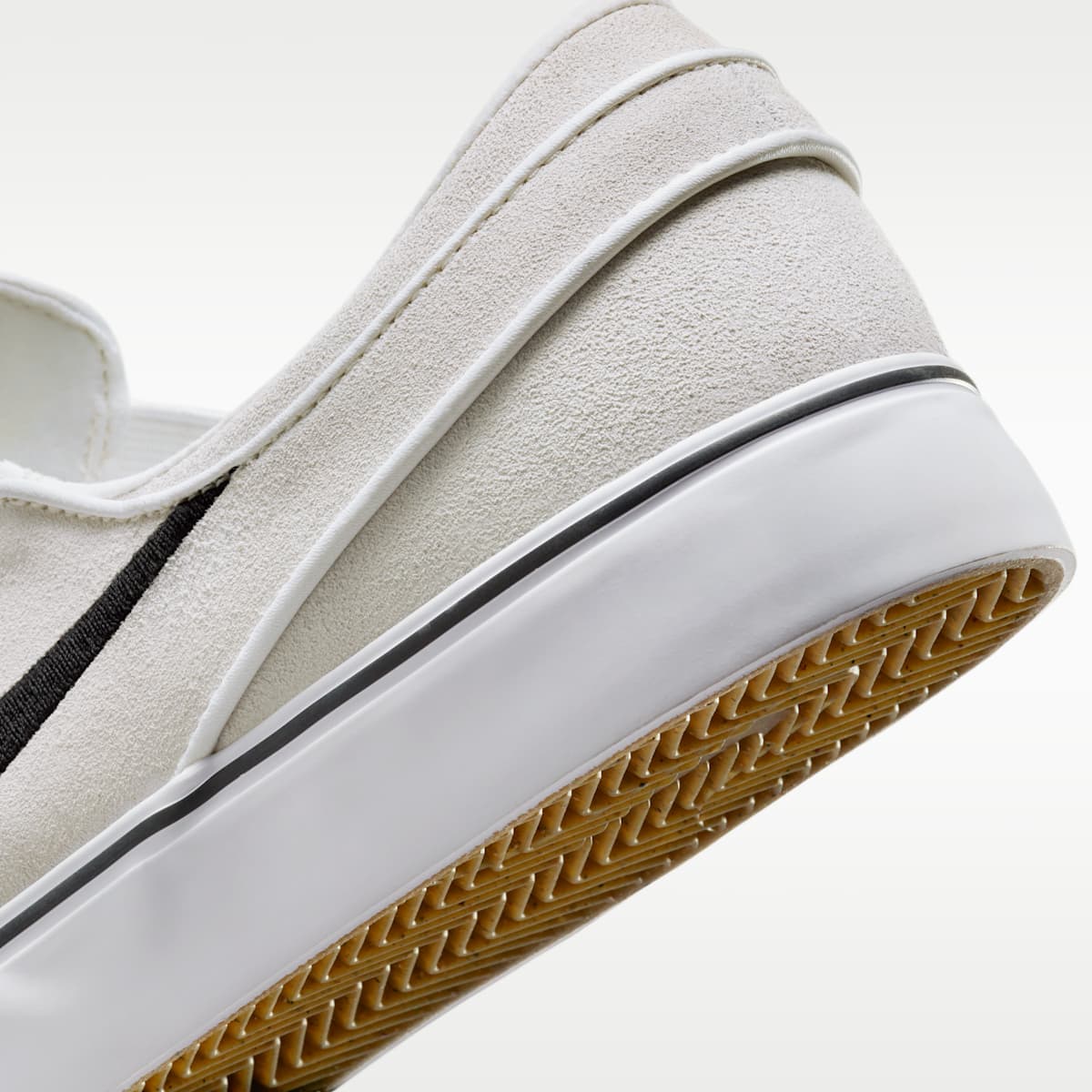 Nike SB Janoski+ Slip Skate Shoes - Summit White/Summit White/White/Black - Image 8