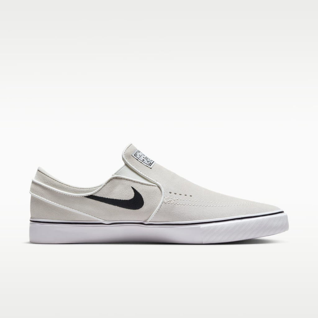 Nike SB Janoski+ Slip Skate Shoes - Summit White/Summit White/White/Black - Image 3