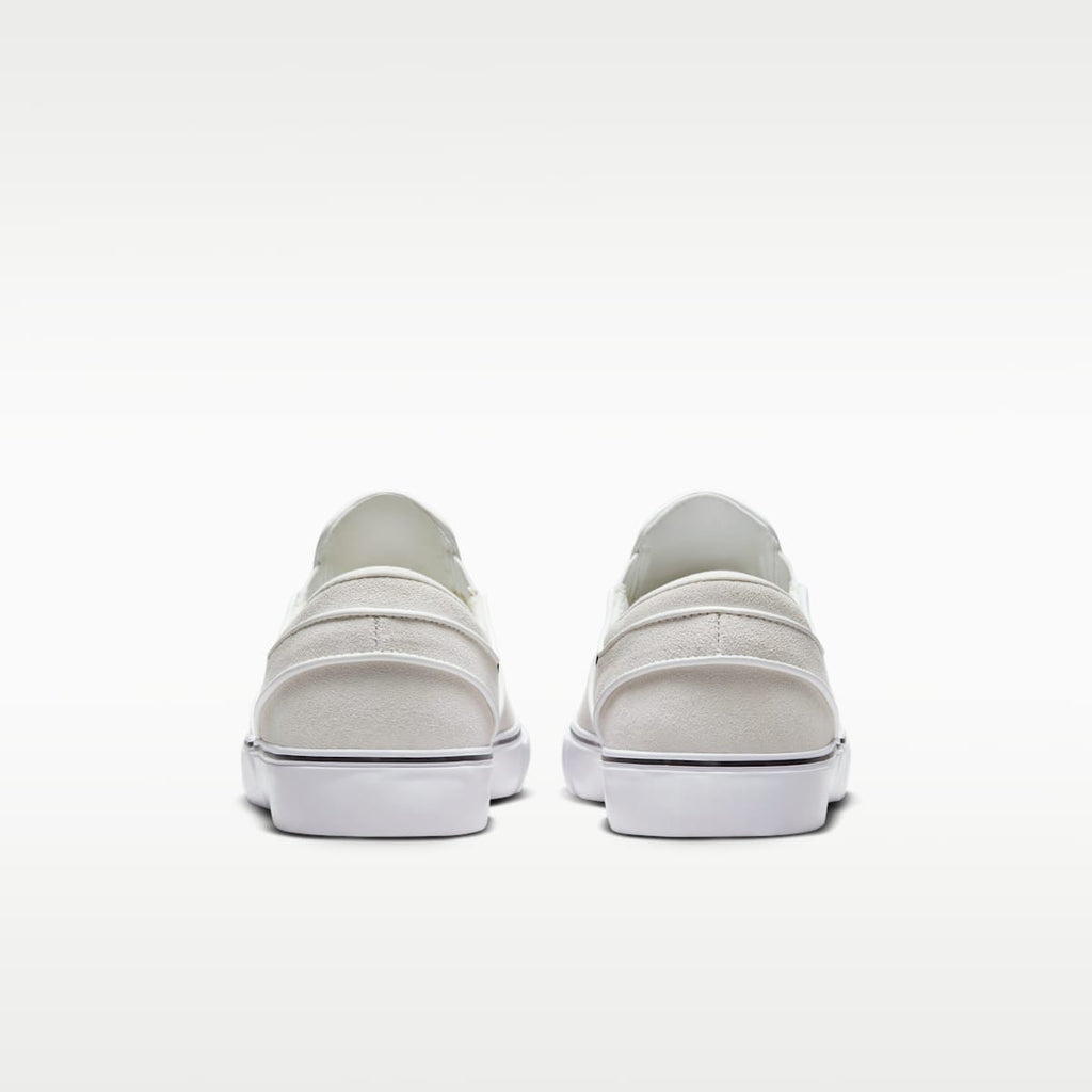 Nike SB Janoski+ Slip Skate Shoes - Summit White/Summit White/White/Black - Image 6