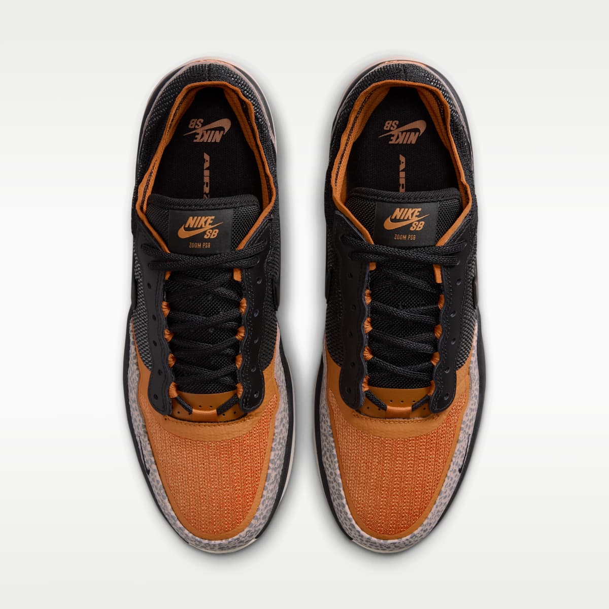 Nike SB PS8 Skate Shoes - Cobblestone/Monarch/Light Orewood Brown/Black - Image 4