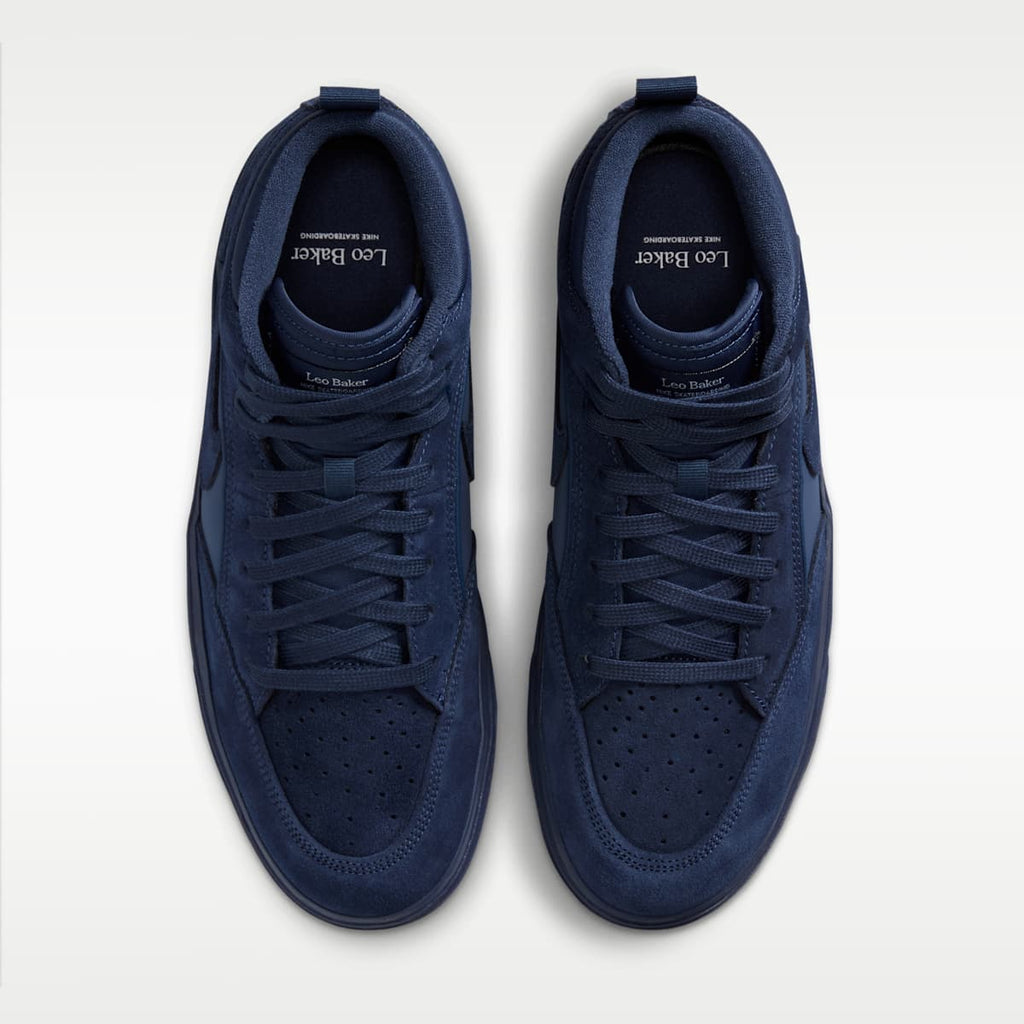 Nike SB React Leo Skate Shoes - Navy/Navy/Navy - Image 4