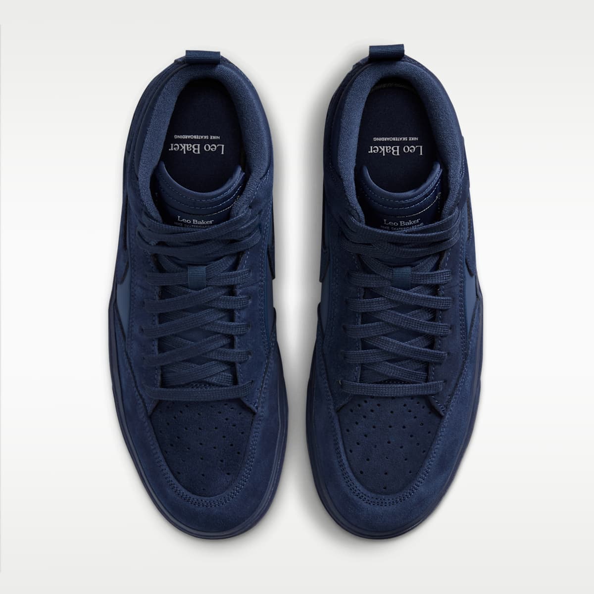 Nike SB React Leo Skate Shoes - Navy/Navy/Navy - Image 4