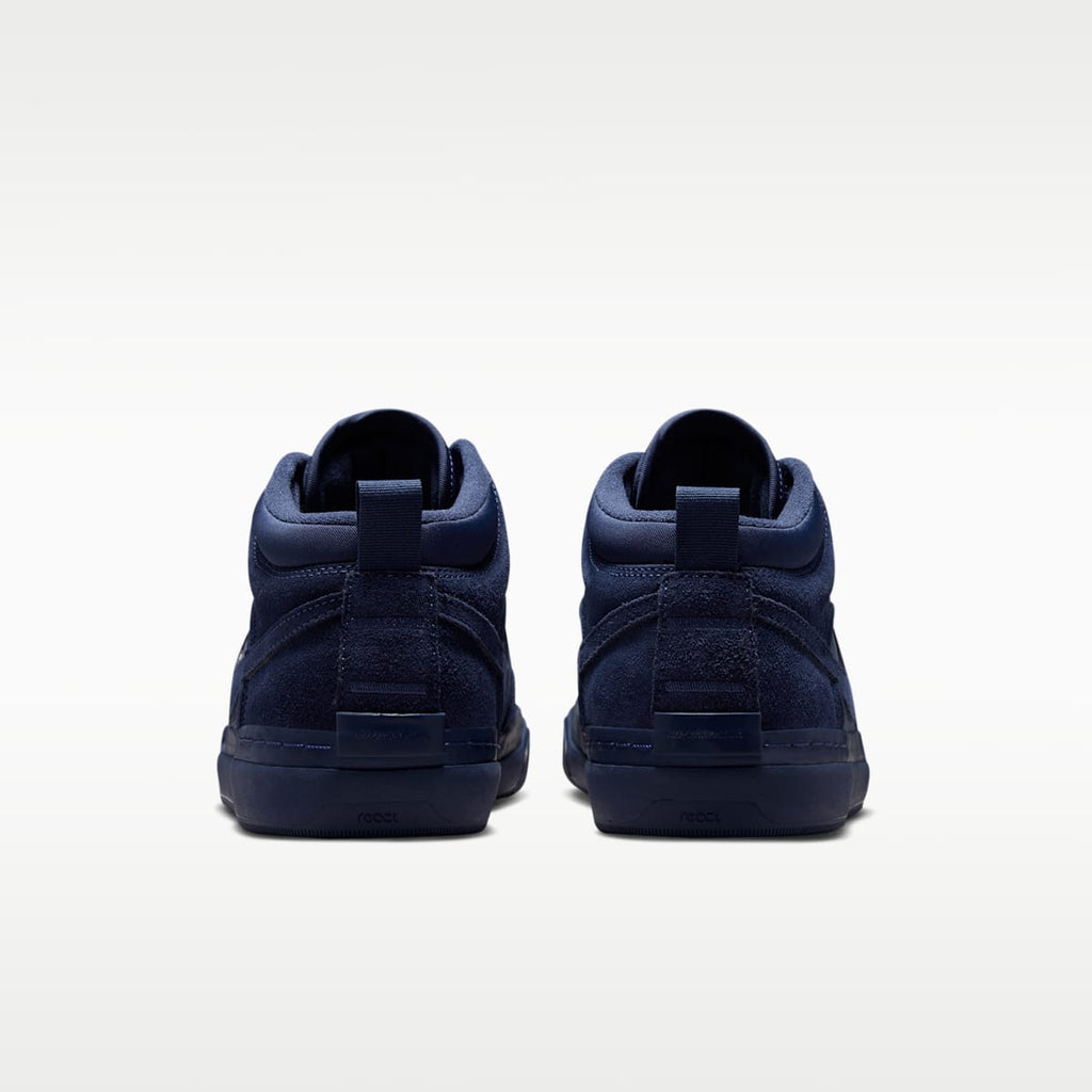 Nike SB React Leo Skate Shoes - Navy/Navy/Navy - Image 6