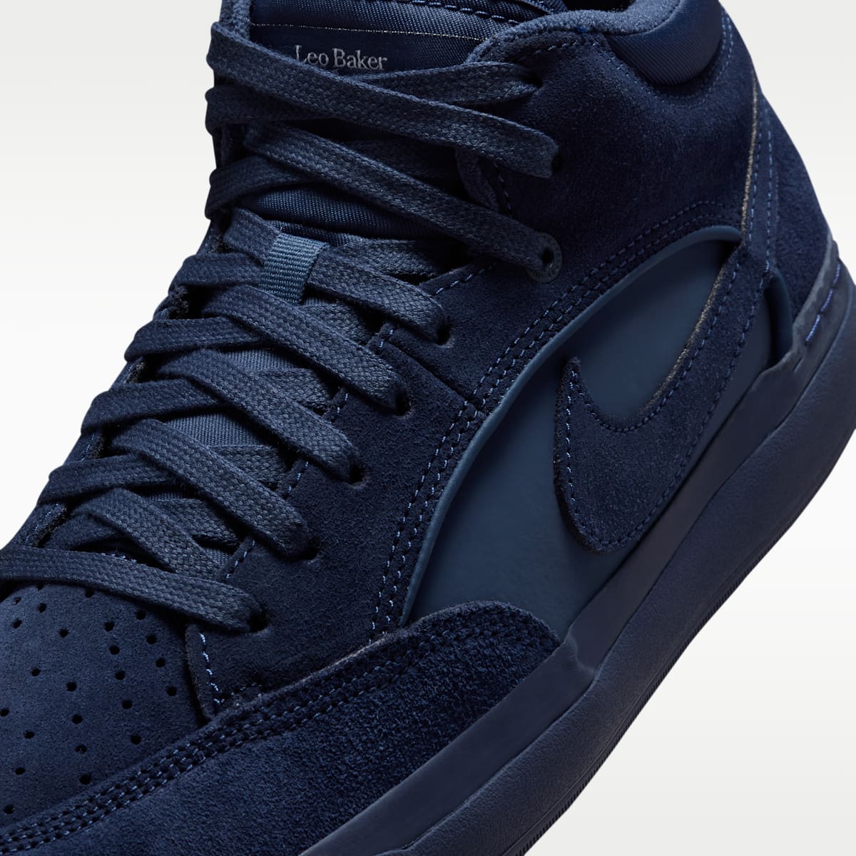 Nike SB React Leo Skate Shoes - Navy/Navy/Navy - Image 7