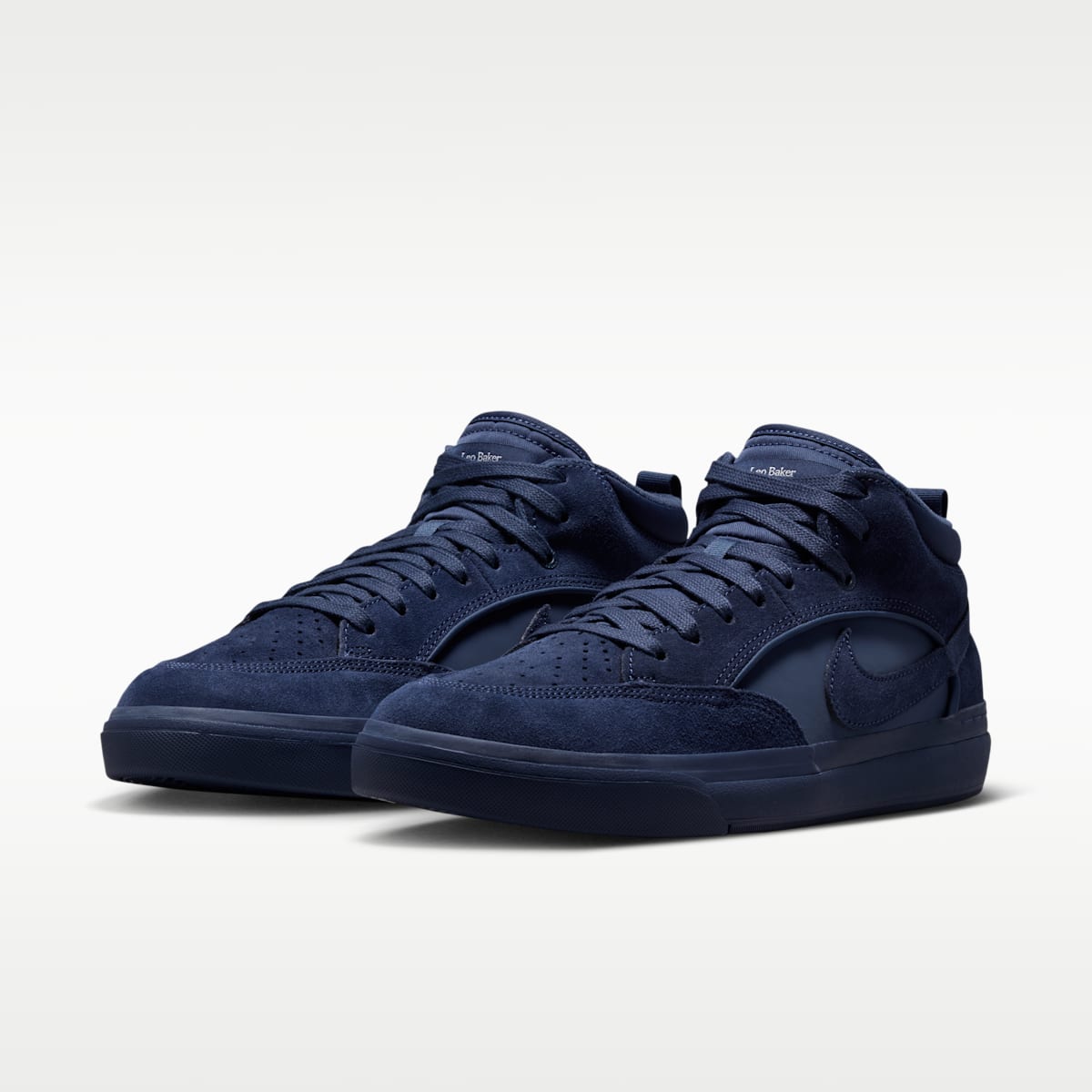 Women's Nike SB React Leo Skate Shoes - Navy/Navy/Navy