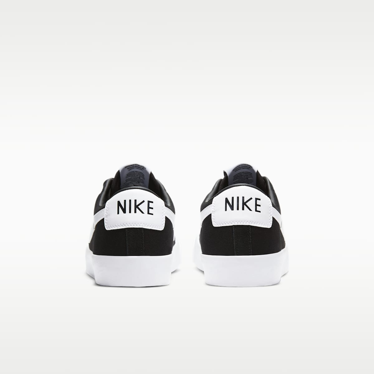 Nike SB Zoom Blazer Low Pro GT Skate Shoes - Black/Black/Gum Light Brown/White - Image 6