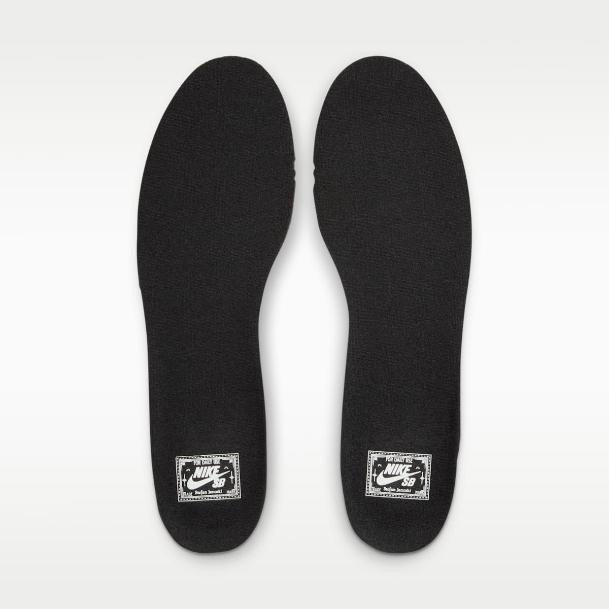 Nike SB Zoom Janoski OG+ Skate Shoes - Black/Black/White/White - Image 9