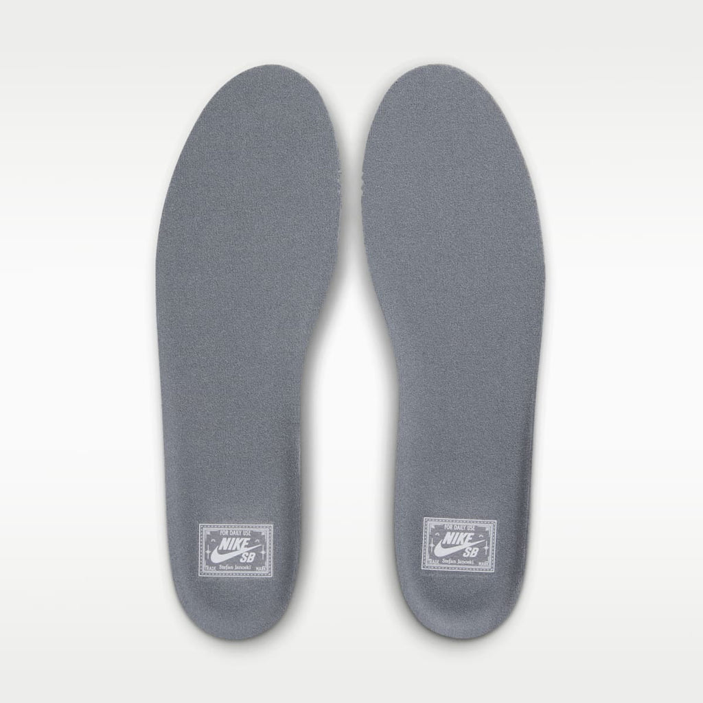 Nike SB Zoom Janoski OG+ Skate Shoes - Cool Grey/Cool Grey/Gum Light Brown/White - Image 10