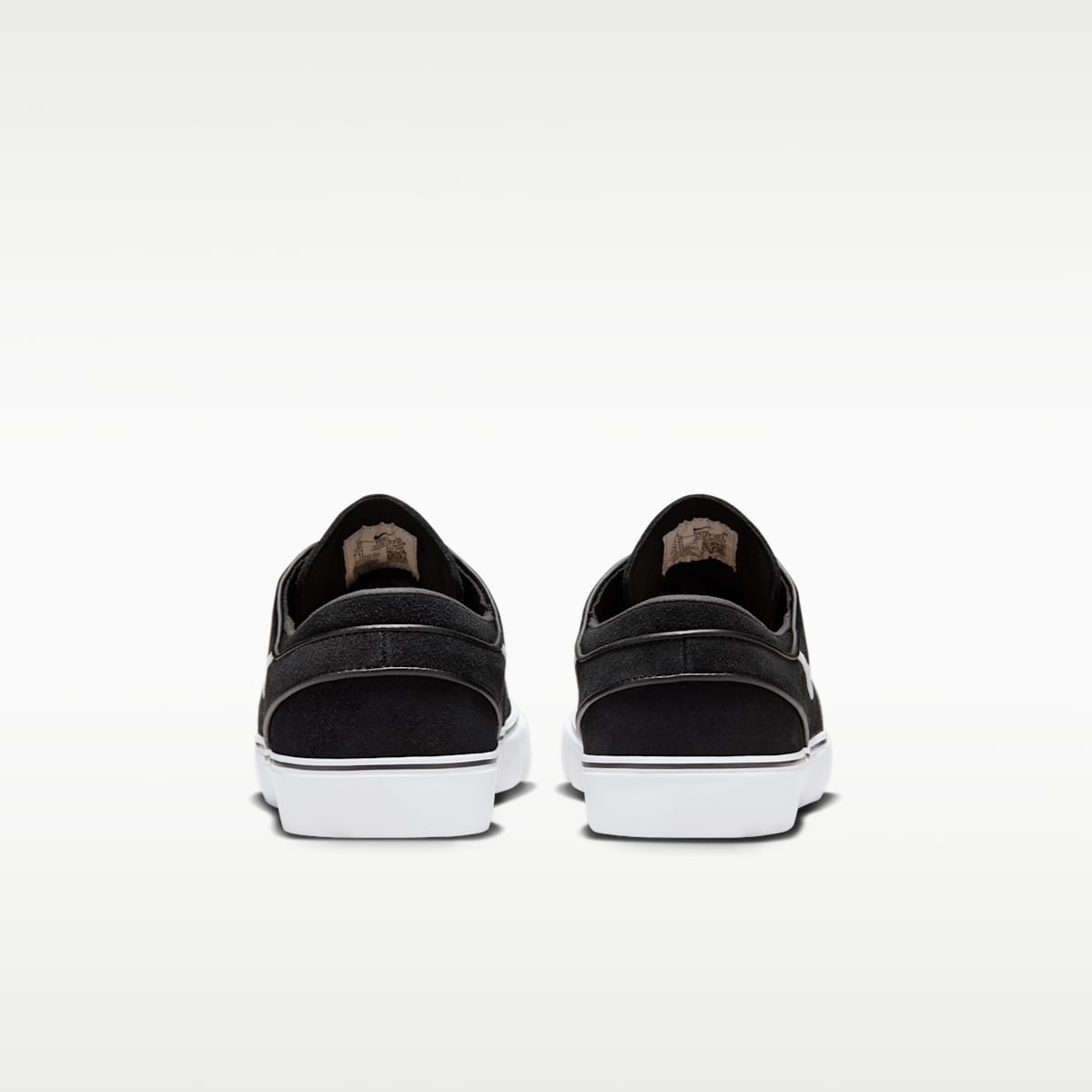 Nike SB Zoom Janoski OG+ Skate Shoes - Black/Black/White/White - Image 6