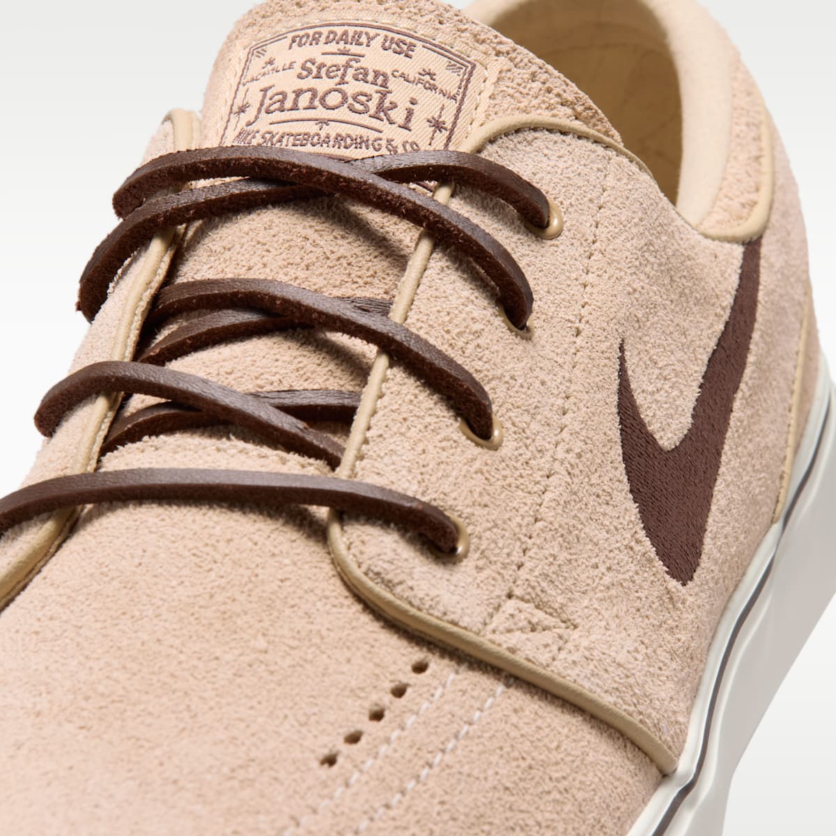 Nike SB Zoom Janoski OG+ Skate Shoes - Linen/Sail/Light Chocolate - Image 7