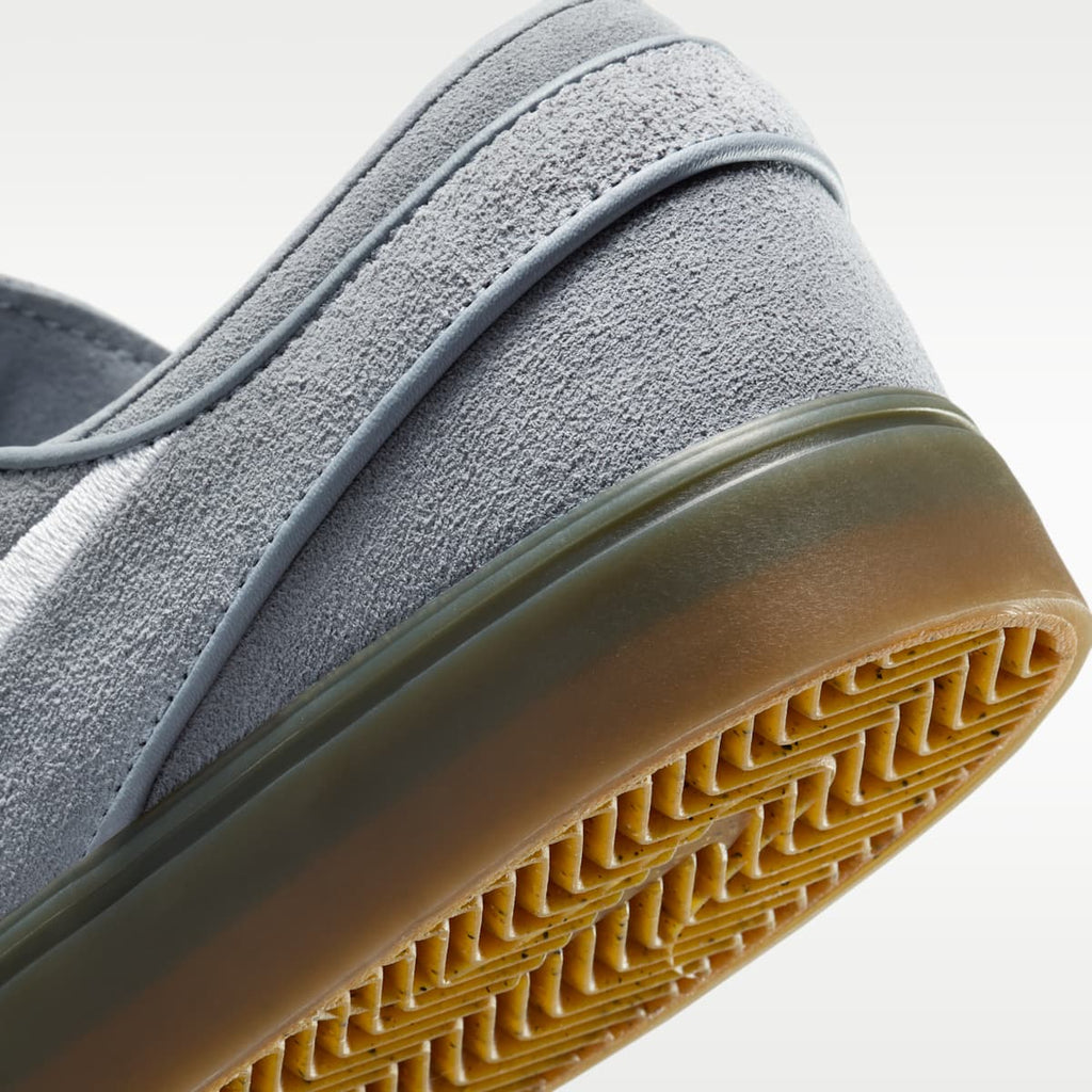 Nike SB Zoom Janoski OG+ Skate Shoes - Cool Grey/Cool Grey/Gum Light Brown/White - Image 8