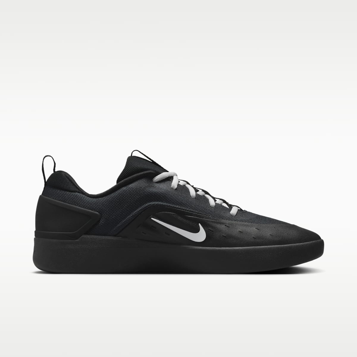 Nike SB Zoom Nyjah 4 Skate Shoes - Black/Black/White/White - Image 3