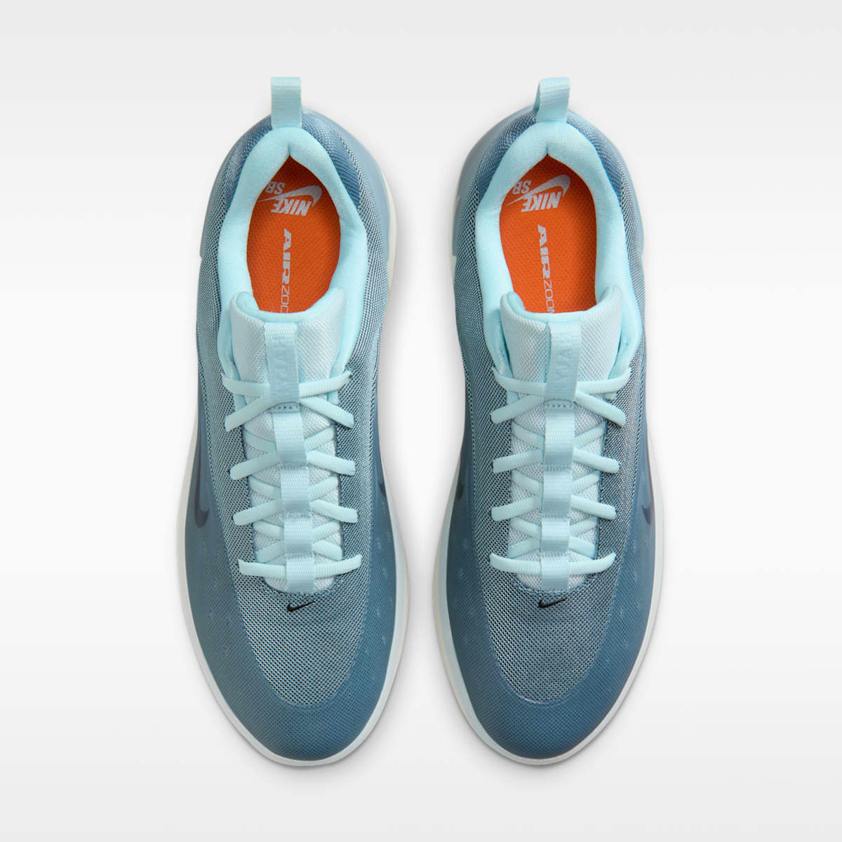 Nike SB Zoom Nyjah 4 Skate Shoes - Glacier Blue/Smokey Blue/Sail/Black - Image 4