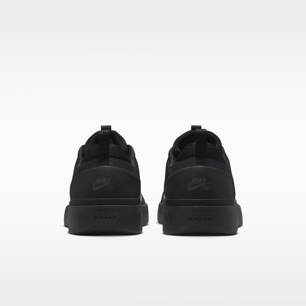 Nike SB Zoom Nyjah 4 Skate Shoes - Black/Black/White/White - Image 6