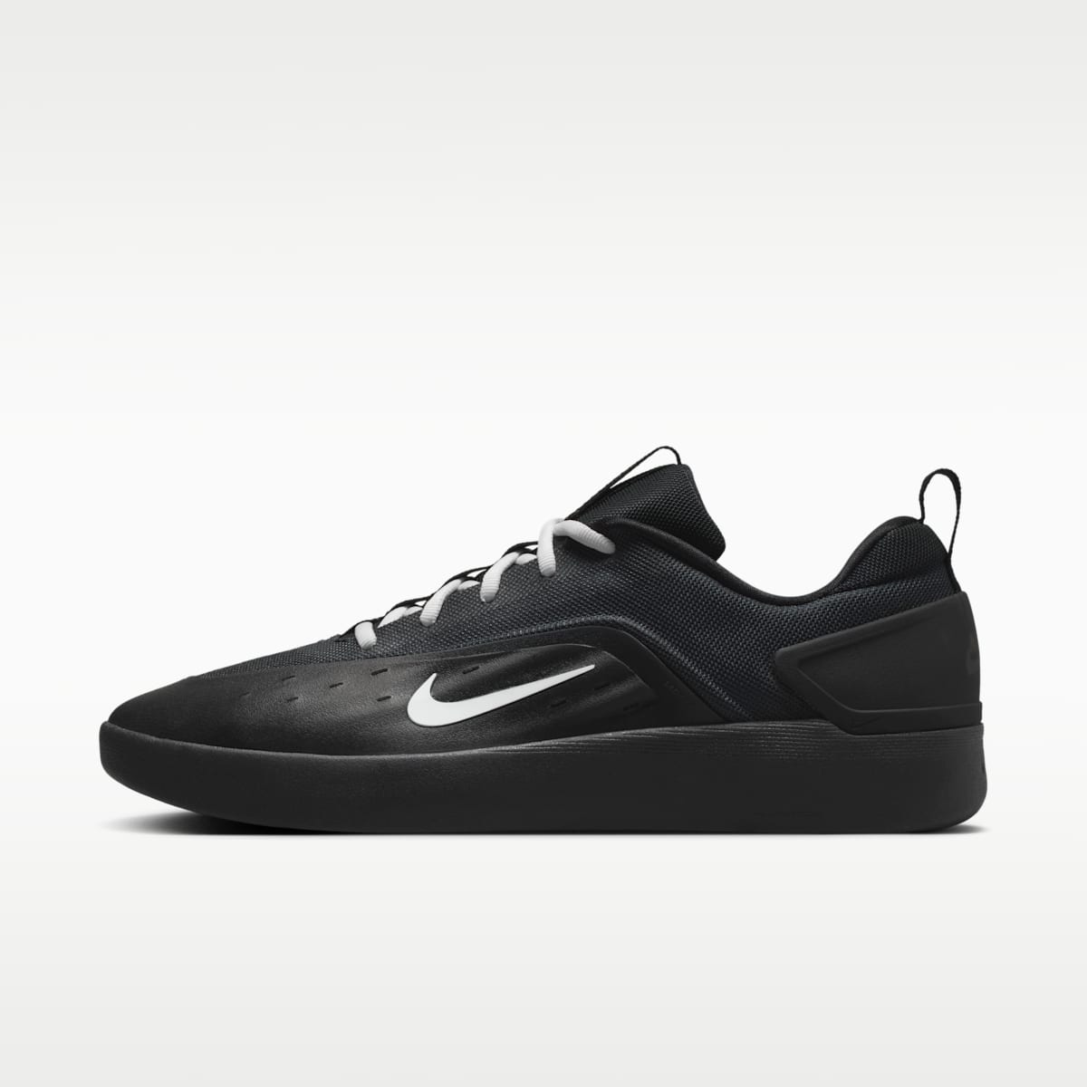 Nike SB Zoom Nyjah 4 Skate Shoes - Black/Black/White/White - Image 1