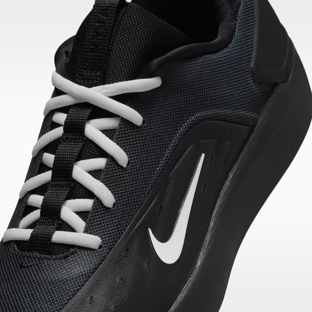 Nike SB Zoom Nyjah 4 Skate Shoes - Black/Black/White/White - Image 7