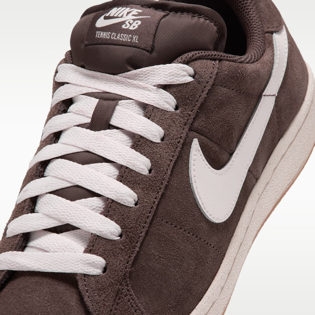 Nike SB Zoom Tennis Classic XL  Skate Shoes - Baroque Brown/Gum Light Brown/Sail - Image 7