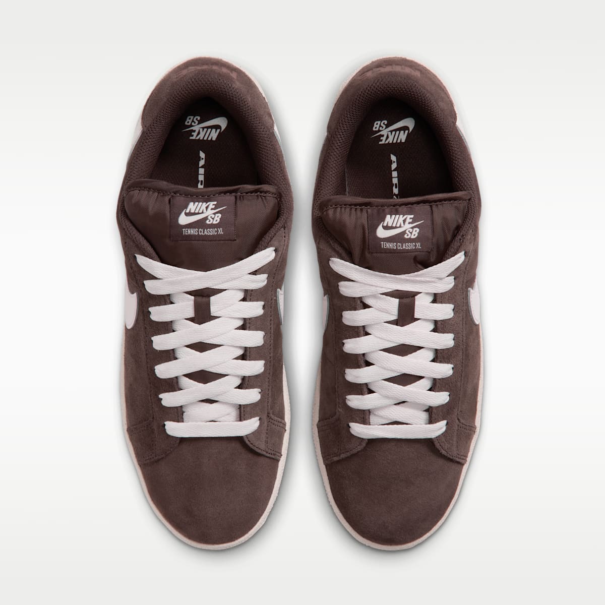 Nike SB Zoom Tennis Classic XL  Skate Shoes - Baroque Brown/Gum Light Brown/Sail - Image 4