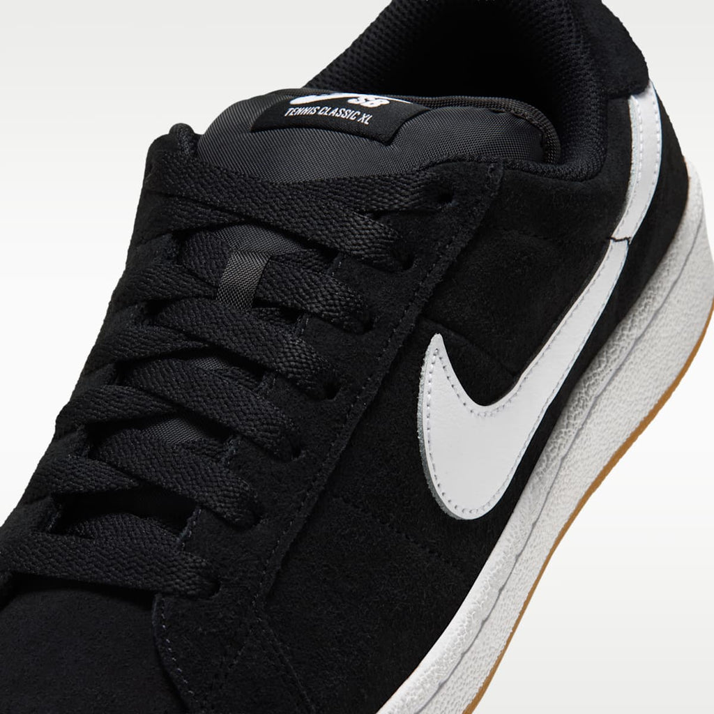 Nike SB Zoom Tennis Classic XL  Skate Shoes - Black/Gum Light Brown/White - Image 7