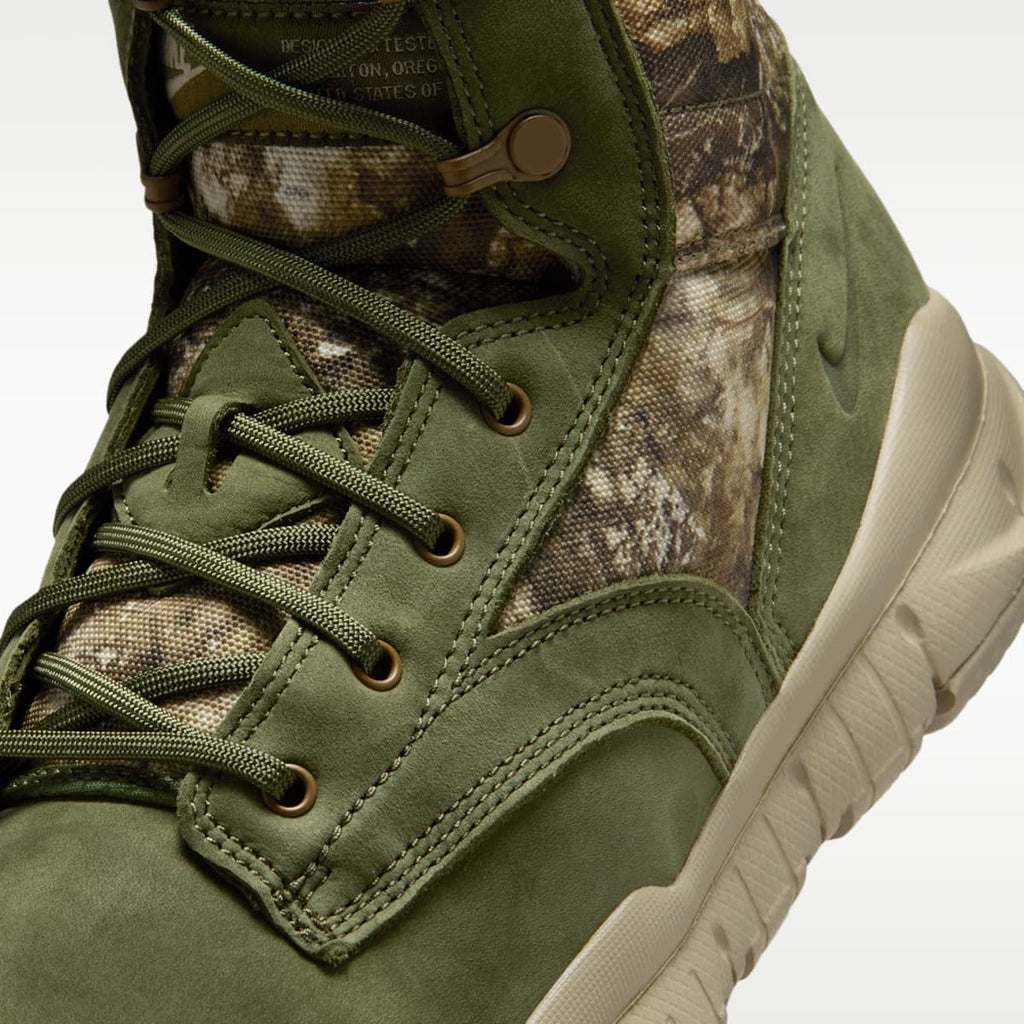 Nike SFB Men's 6" Leather Boots - Rough Green/Bamboo/Umber - Image 7