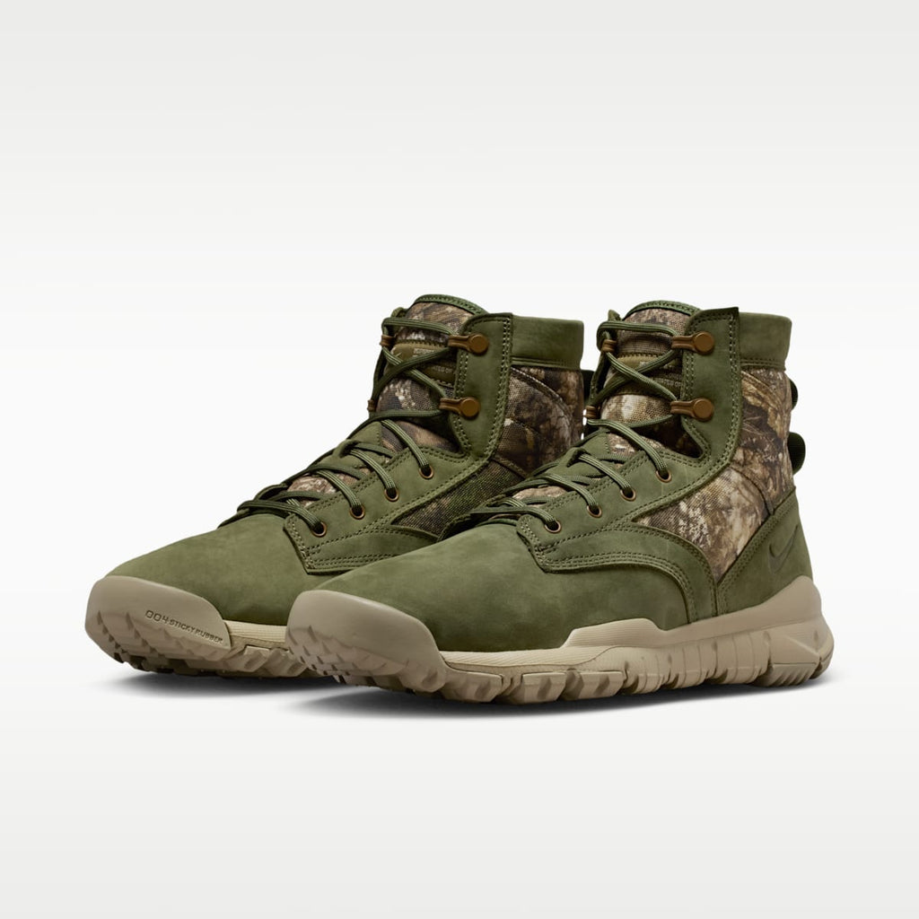 Nike SFB Men's 6" Leather Boots - Rough Green/Bamboo/Umber - Image 5