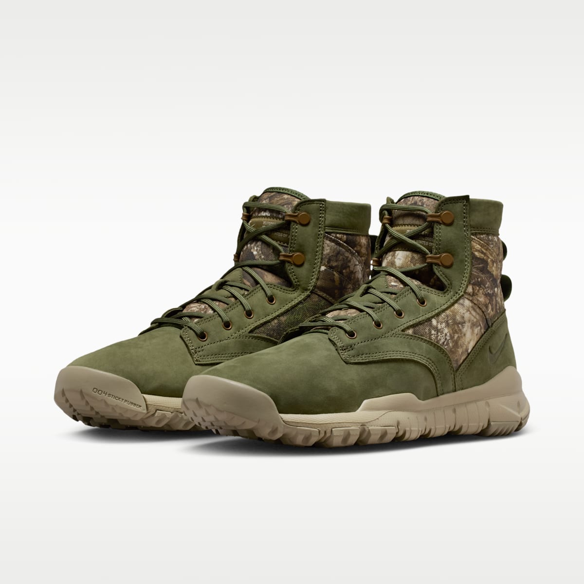 Nike SFB Men's 6" Leather Boots - Rough Green/Bamboo/Umber - Image 5
