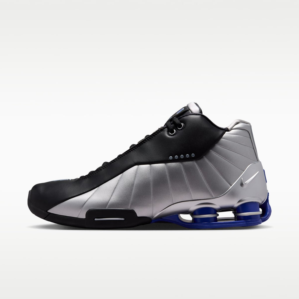 Nike Shox BB4 Men's Basketball Shoes - Black/Lapis/Metallic Silver - Image 1