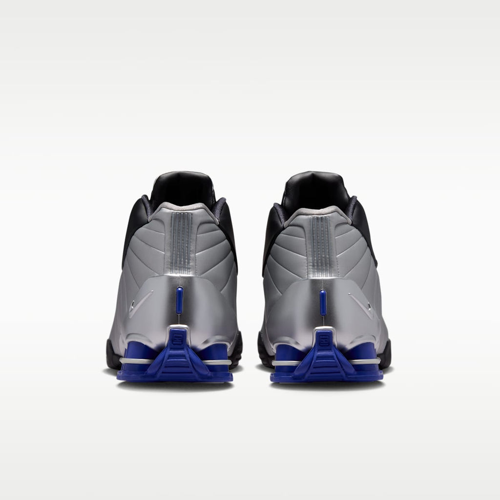Nike Shox BB4 Men's Basketball Shoes - Black/Lapis/Metallic Silver - Image 6