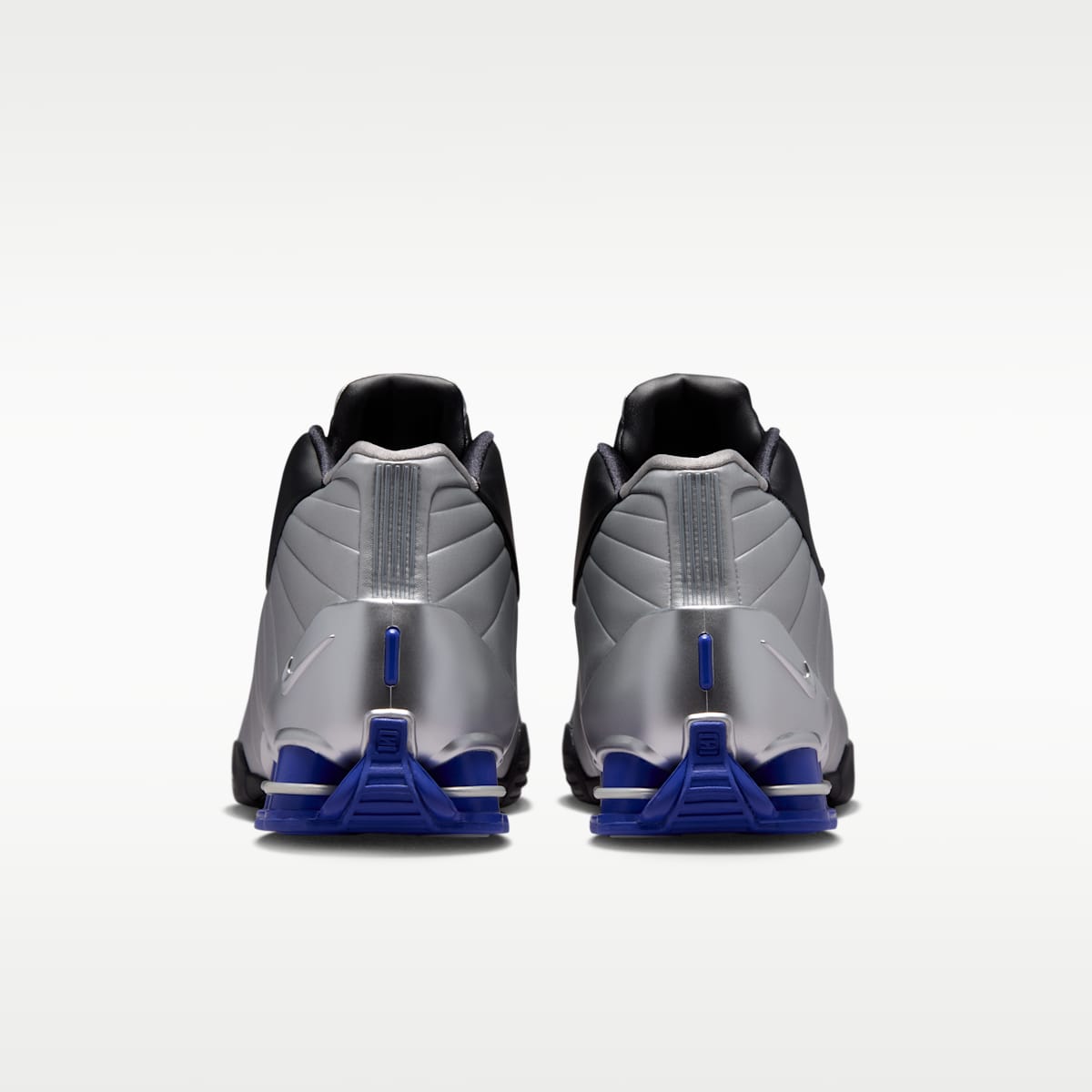 Nike Shox BB4 Men's Basketball Shoes - Black/Lapis/Metallic Silver - Image 6